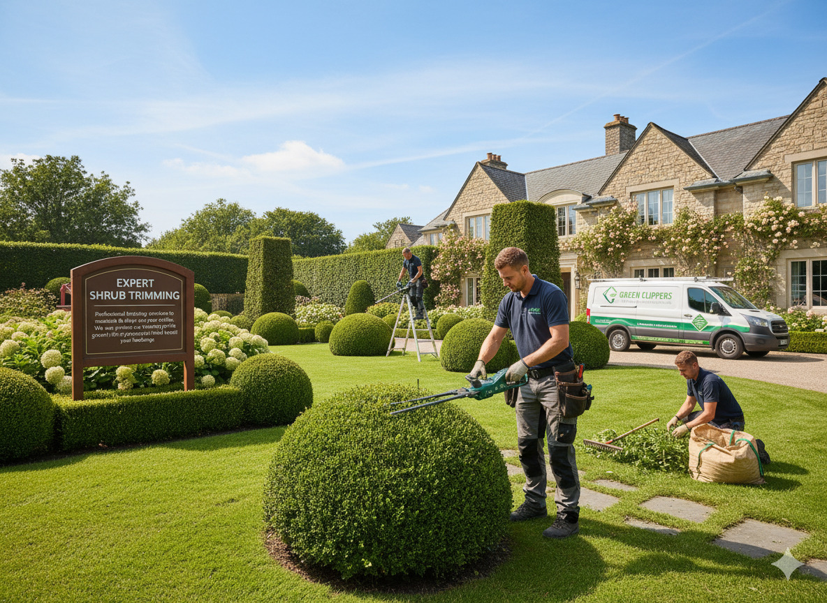 Expert shrub trimming service